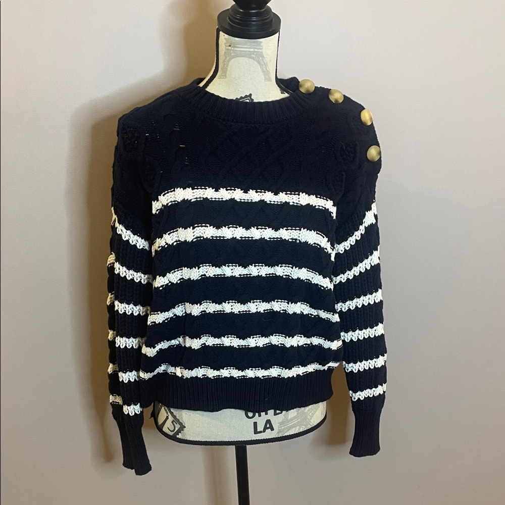 Autres Filles Cable Knit Sweater